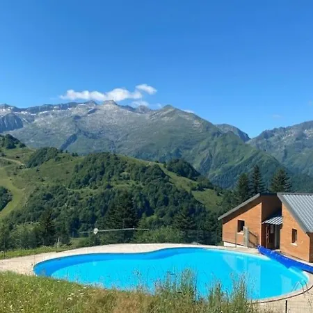 Appartement Le Cosy Fleuri à Ustou Extérieur photo